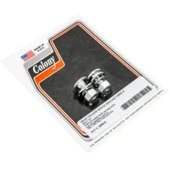 Colony #3205-2 CAD Plated Fender Brace Bolt Kit 1941-57 Harley Davidson Big Twin And 45