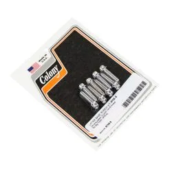 Colony #8708-8 Lifter Base Screw Kit Chrome Harley Big Twin 76-up