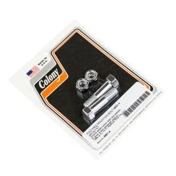 Colony #8851-4 Footpeg Mounting Shoulder Bolt & Nut Kit Chrome Harley XL FX FL 69-up OEM 4721