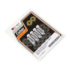 Colony #8931-16 Rocker Cover Chrome Allen Screw Kit Harley FL FX XL