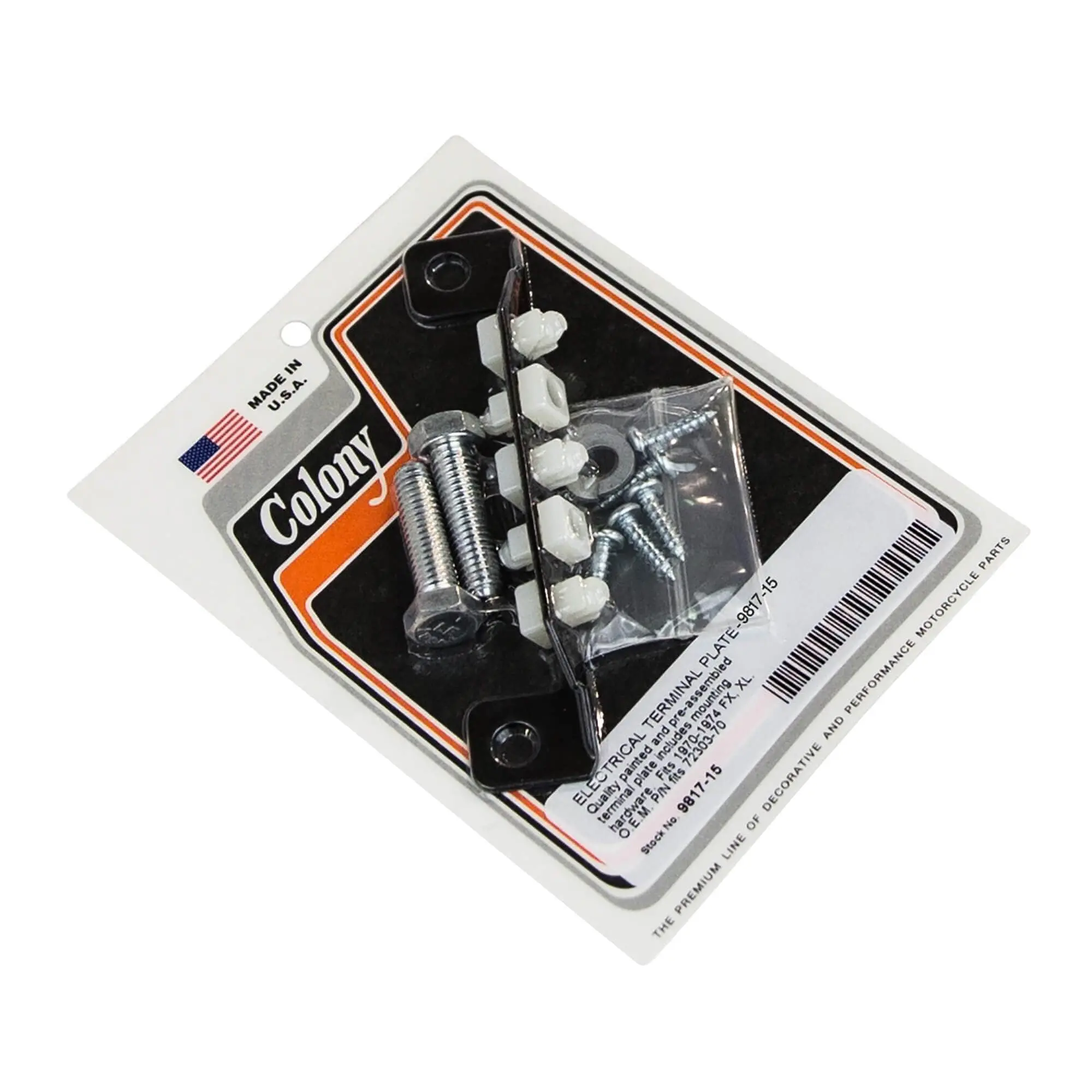 Colony #9817-15 Electrical Terminal Plate Harley FX XL 70-74 OEM 72303-70