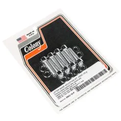 Colony #9942-16-P Lifter Base Smooth Chrome Allen Mounting Kit Harley 99-up Twin Cam Dyna FLT Softail