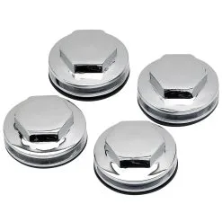 EMGO Rocker Box Caps / Covers For Triumph Motorcycles 1963 - 1972 - Chrome
