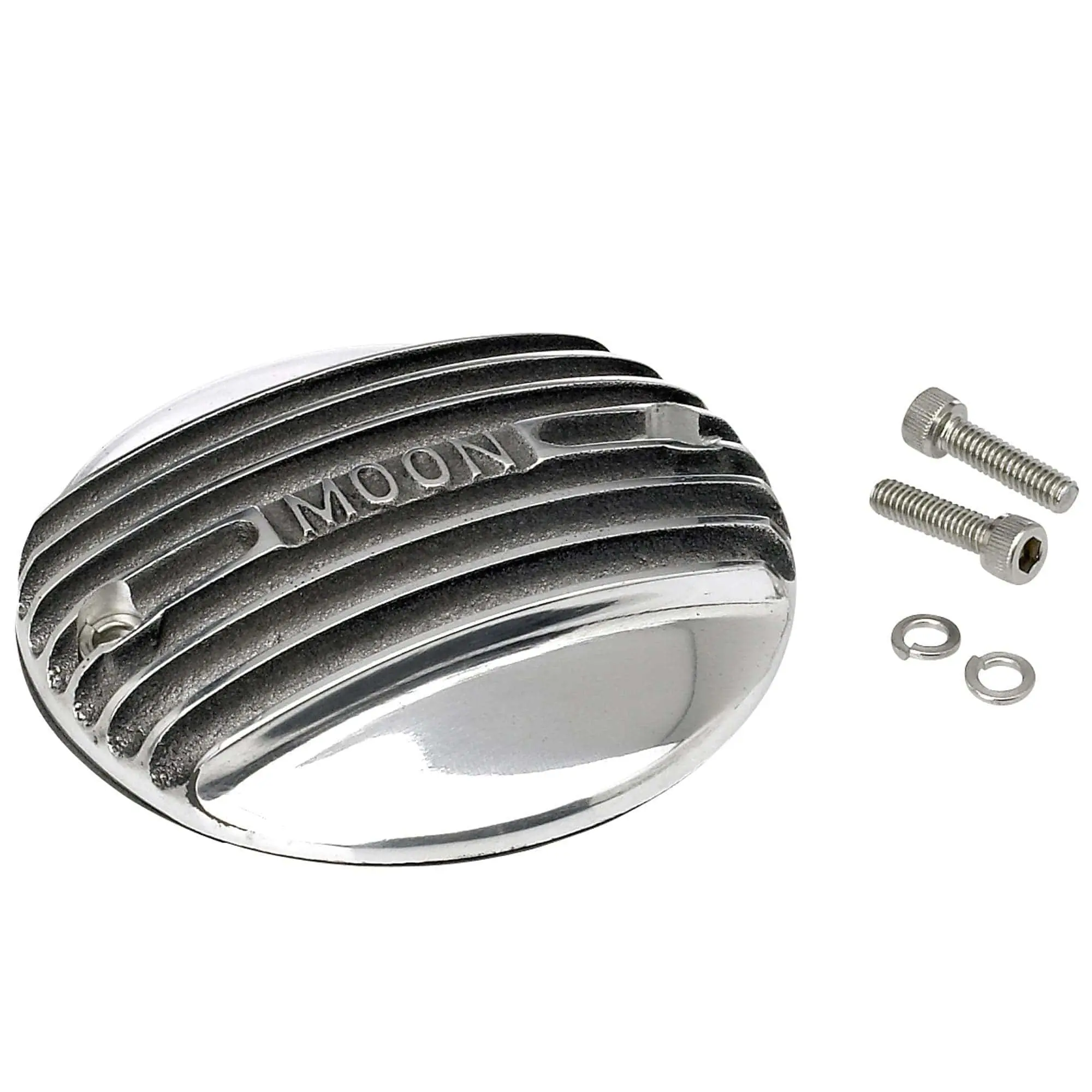 Mooneyes Finned Points Cover For Harley-Davidson Big Twins