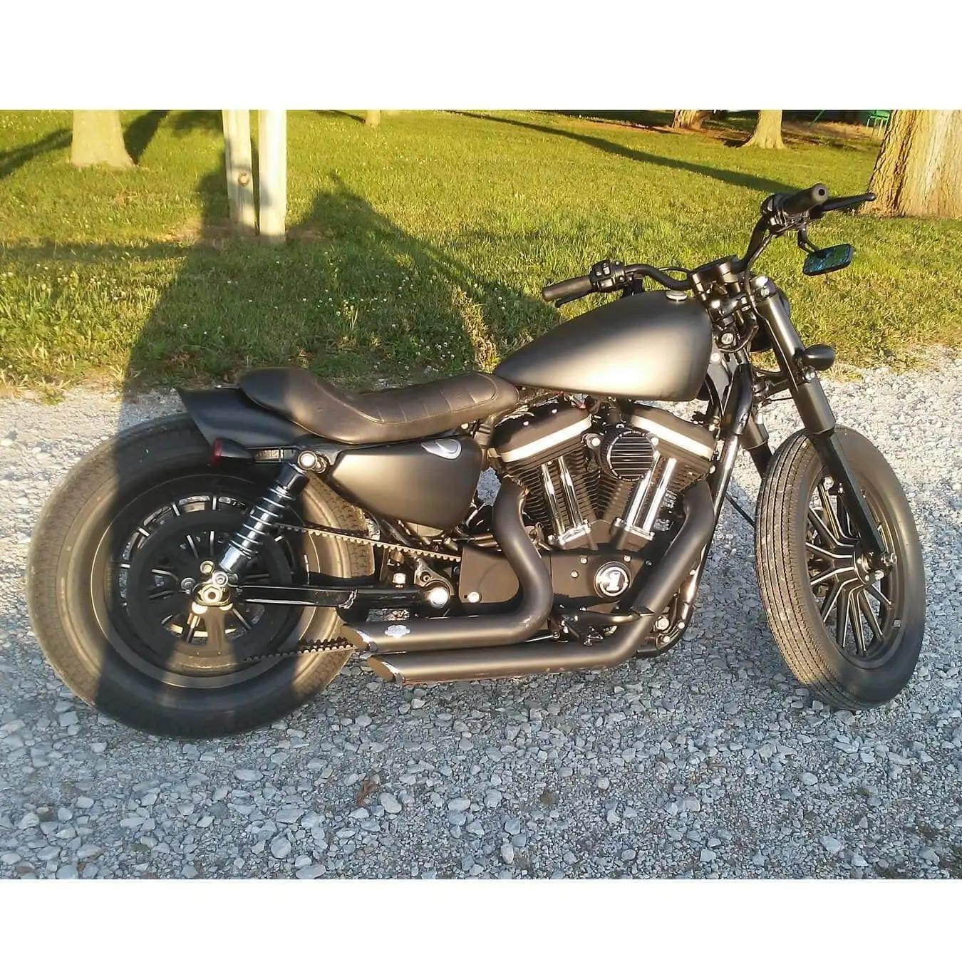 Lowbrow Customs Tsunami Fender - Raw Aluminum - 1994 - 2003 Sportsters - Image 15